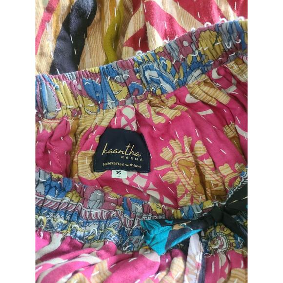 Kaantha Bae | Karma Handcrafted Patchwork Maxi Skirt Size Small - Picture 3 of 11